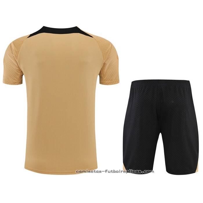 Chandal del Chelsea Manga Corta 2022-2023 Oro - Pantalon Corto